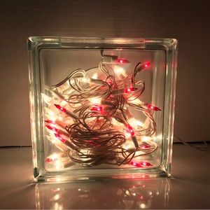 Glass Block Holiday decoration